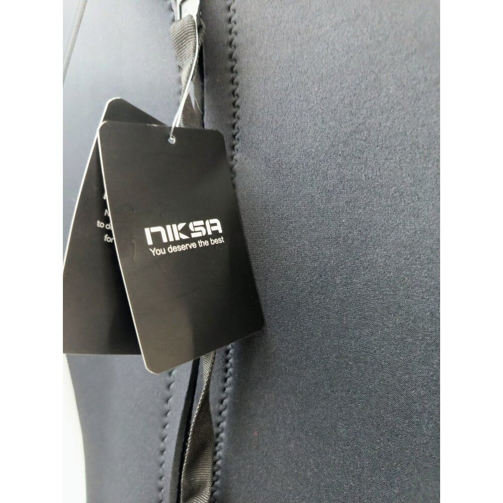 NIKSA FULL WETSUIT COMPLETE NEOPRENO MEN BLACK SIZE MEDIUM - Picture 4 of 10